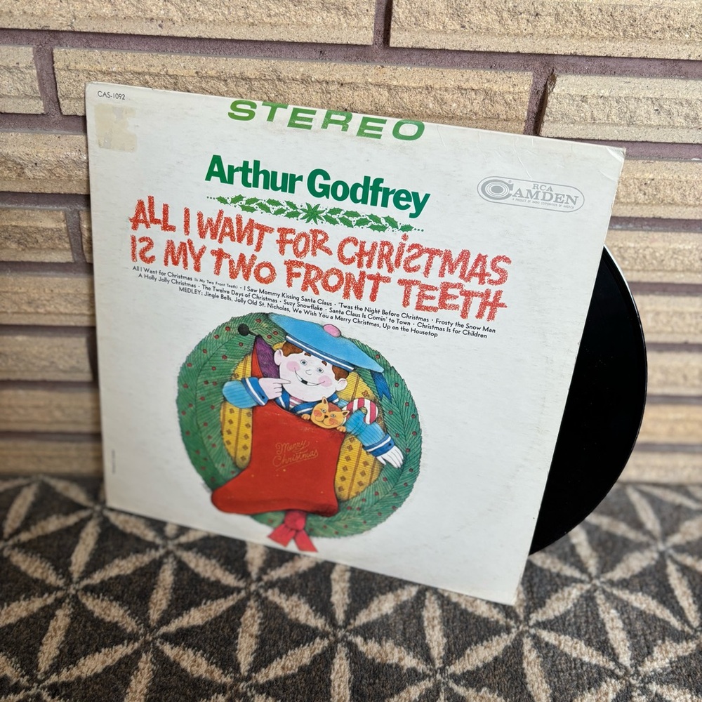 60s "All I Want for Christmas is My Two Front Teeth" Record - Arthur Godfrey